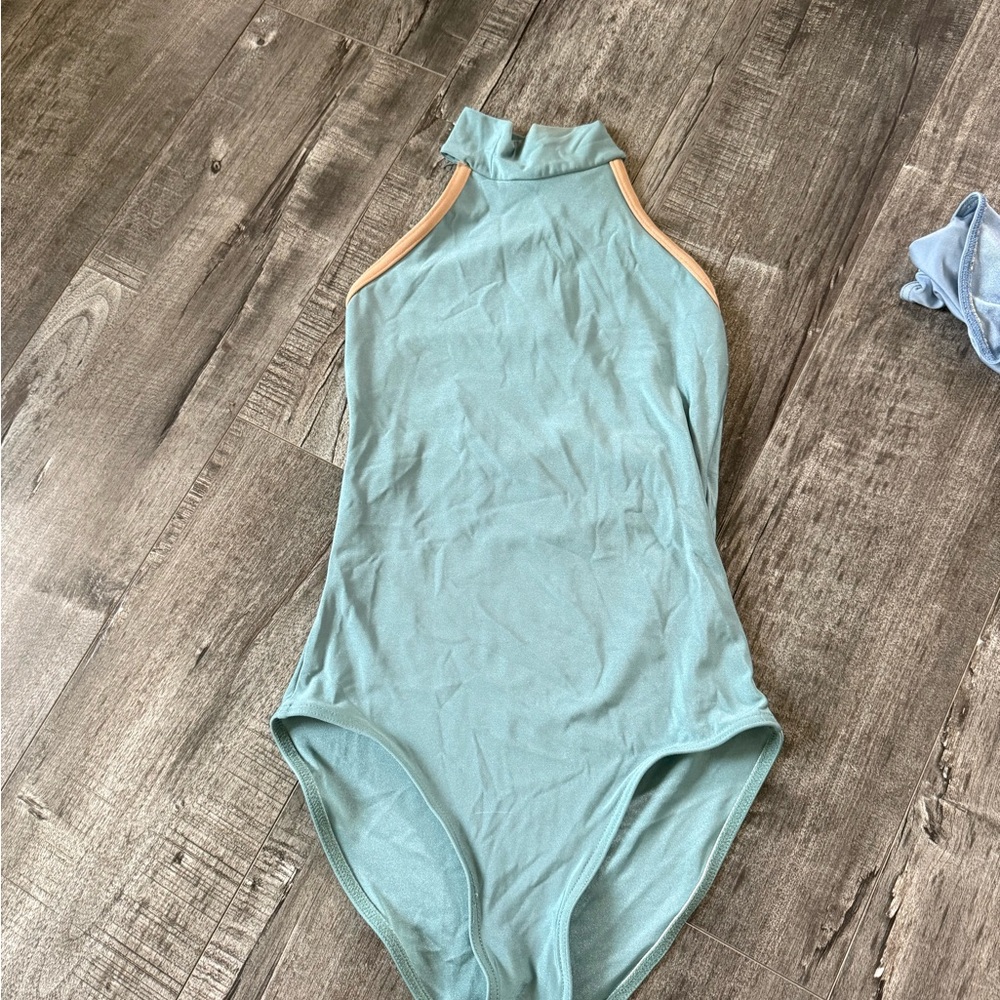 Yumiko Aqua Blue Leotard